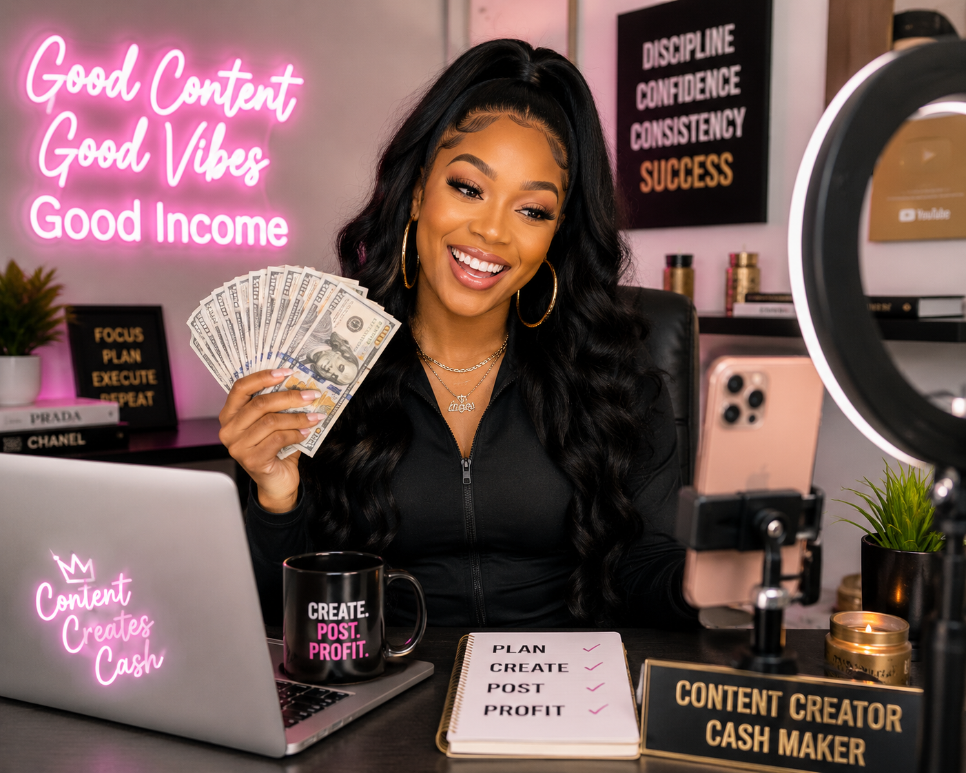 The Content Profit System free training mockup